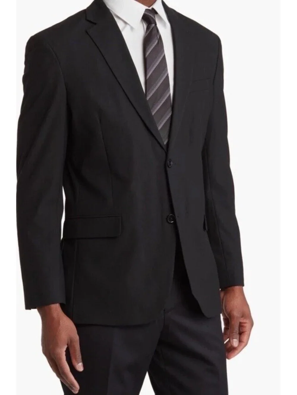 Nordstrom Rack Suit Separate Jacket Size 44 L Black